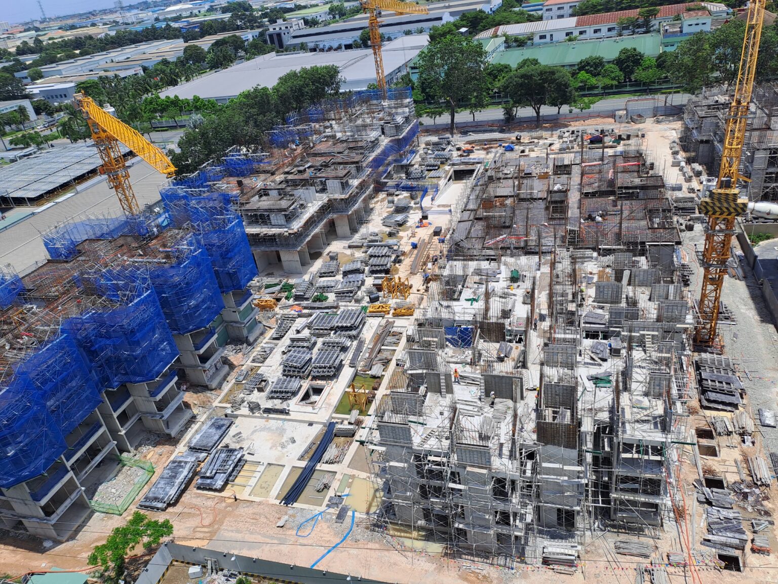 Tiến độ xây dựng the habitat bình duong giai đoạn 3 đến tháng 9/2022 hình 1